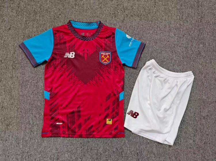 Kids-West Ham 26/27 Home Soccer Jersey